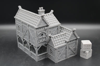 Tabletop Terrain Plaster Cob House 9of19 Town City Dnd RPG wargame skirmish 28-32mm