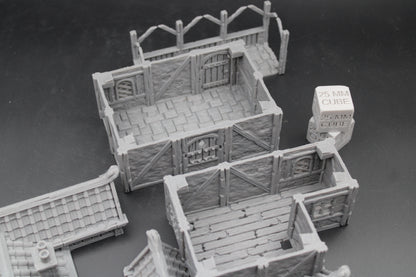 Tabletop Terrain Plaster Cob House 9of19 Town City Dnd RPG wargame skirmish 28-32mm