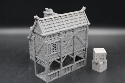 Tabletop Terrain Stone House 9of19 Town City Dnd RPG wargame skirmish 28-32mm