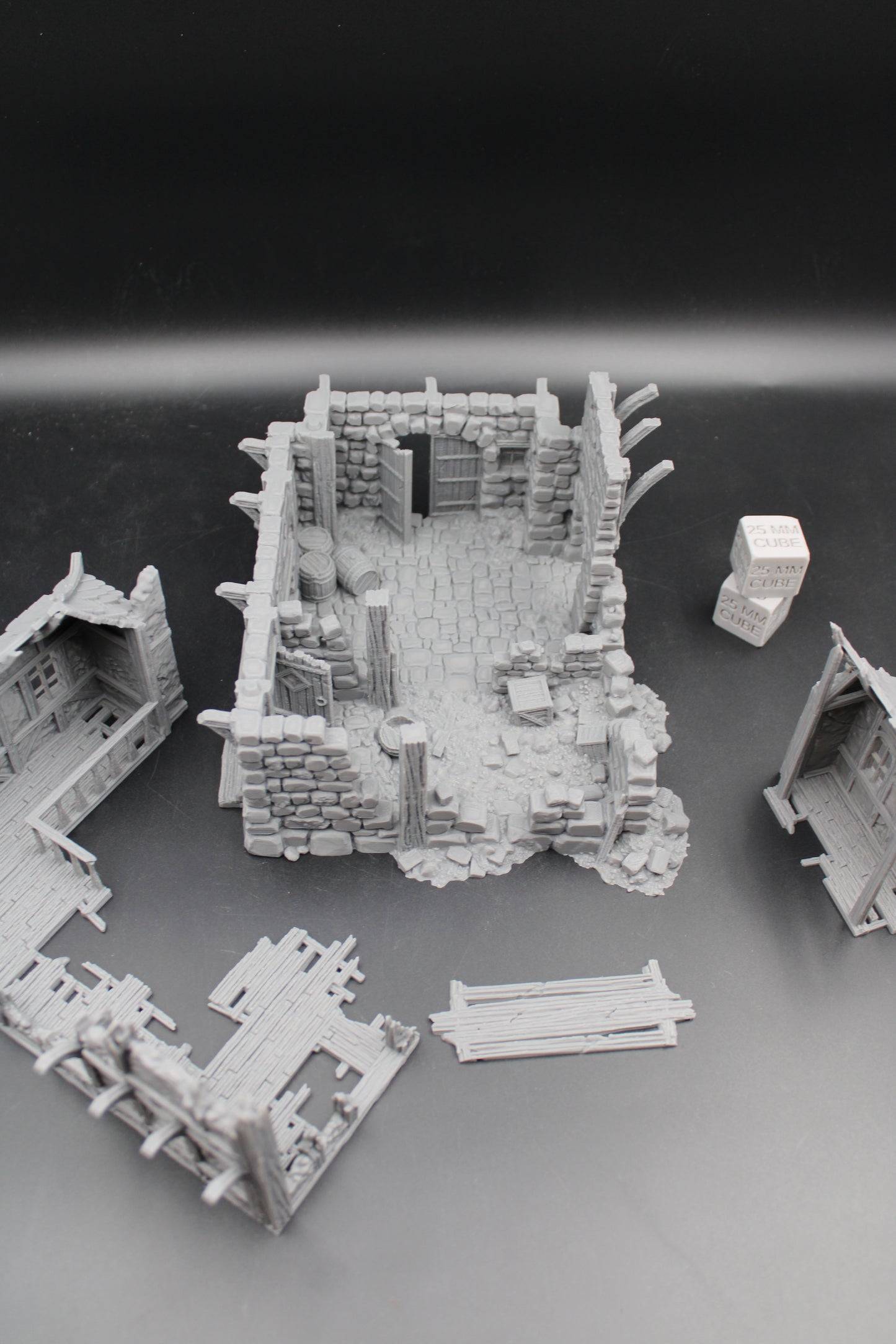 Tabletop Terrain Fantasy Inn Tavern Warehouse Brewery Ruin Dnd RPG Wargame Skirmish