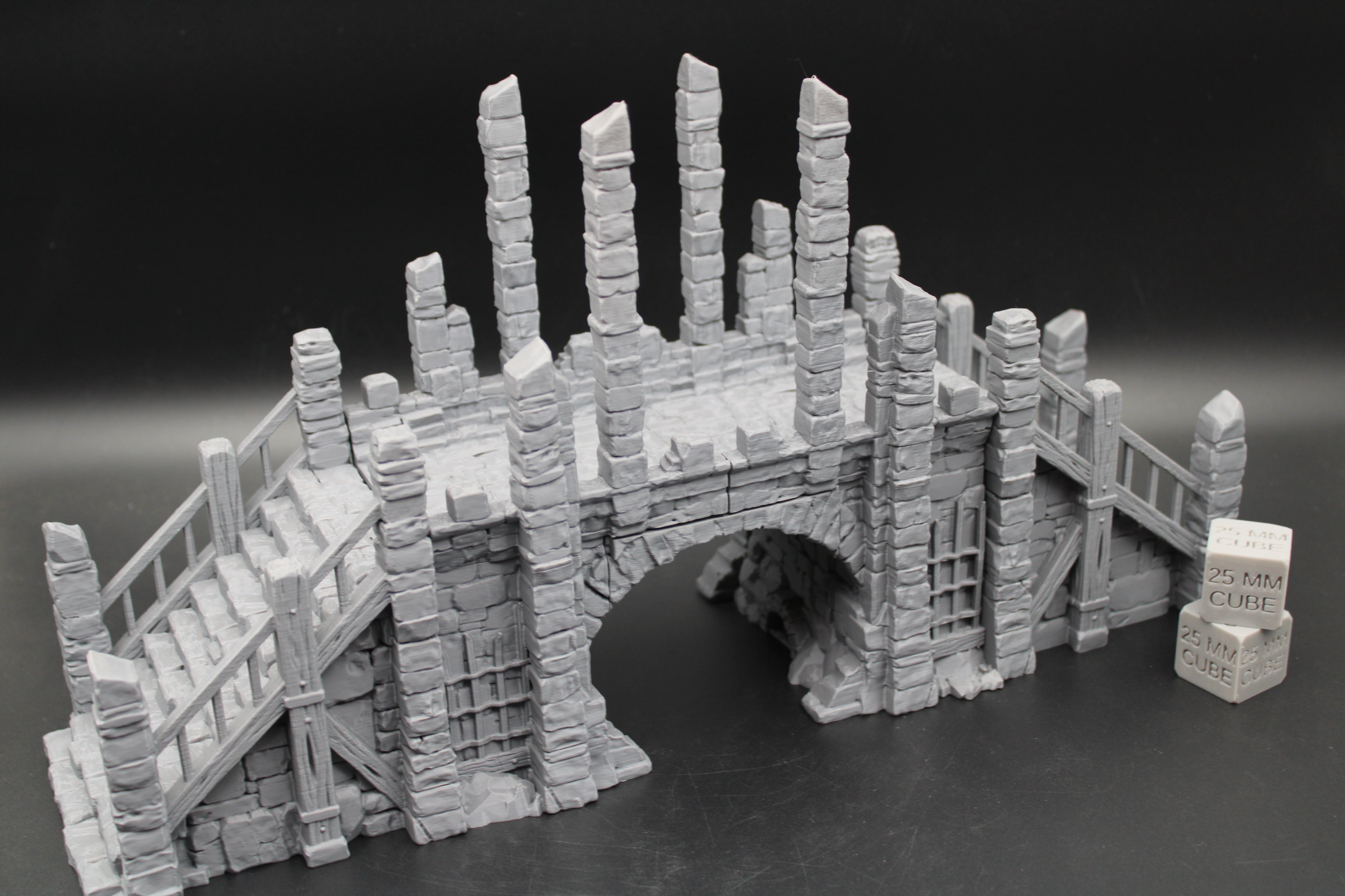 Tabletop Terrain Fantasy Rock Spire Bridge Overpass Dnd RPG Wargame Sk ...