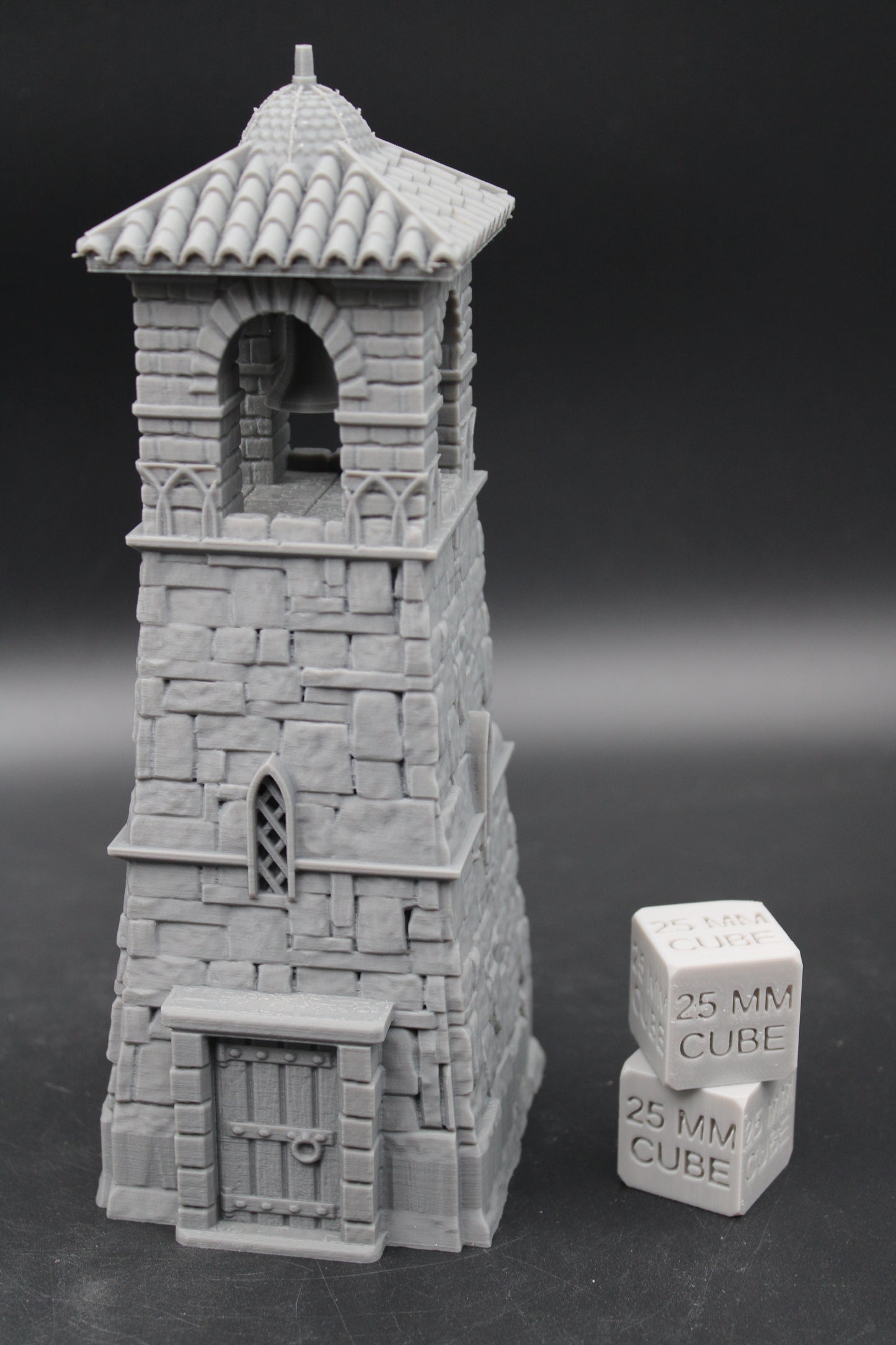 Tabletop Terrain Medieval Fantasy Signal Bell Tower Dnd RPG Wargame Skirmish 28mm