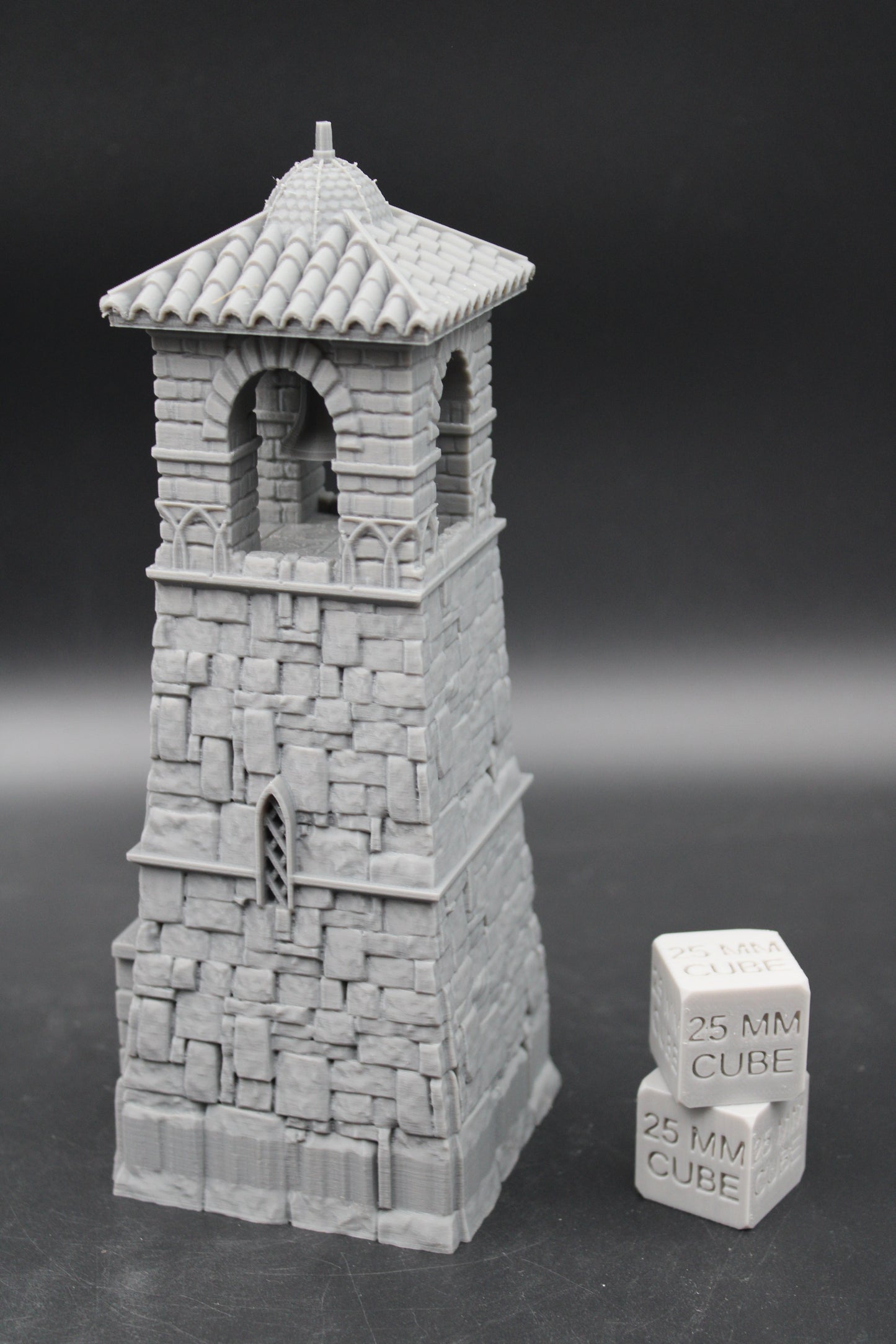 Tabletop Terrain Medieval Fantasy Signal Bell Tower Dnd RPG Wargame Skirmish 28mm