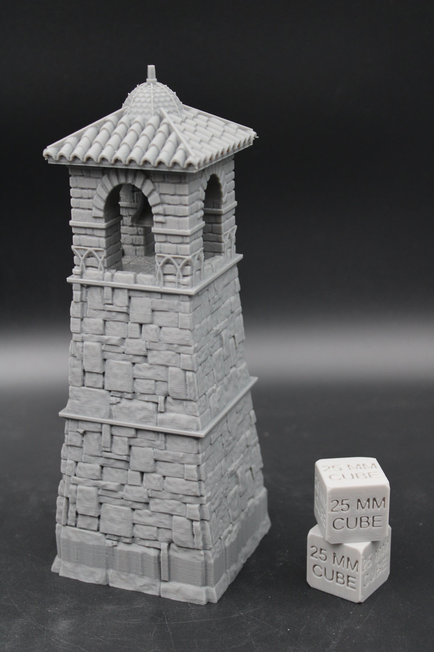 Tabletop Terrain Medieval Fantasy Signal Bell Tower Dnd RPG Wargame Skirmish 28mm