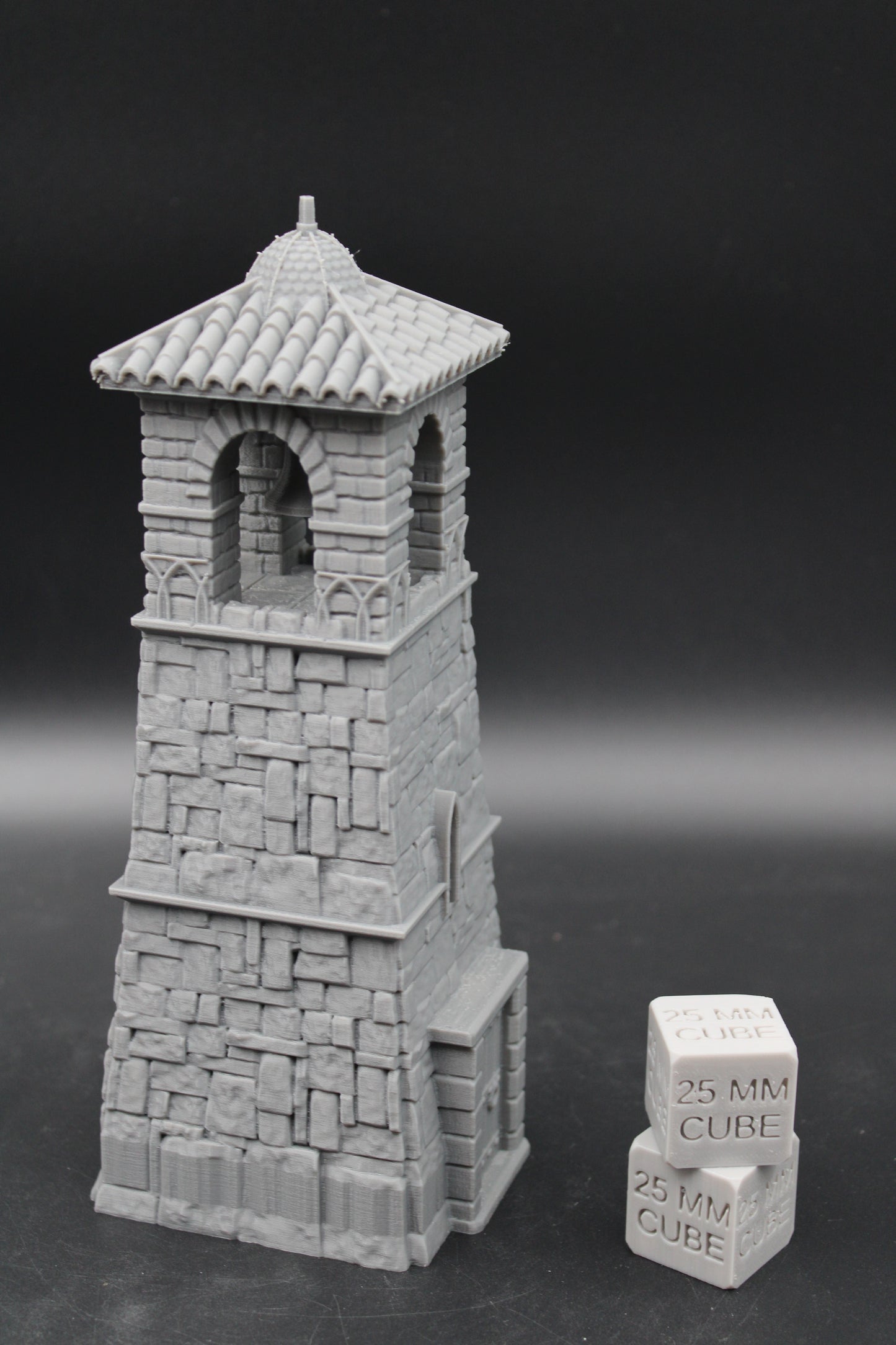 Tabletop Terrain Medieval Fantasy Signal Bell Tower Dnd RPG Wargame Skirmish 28mm