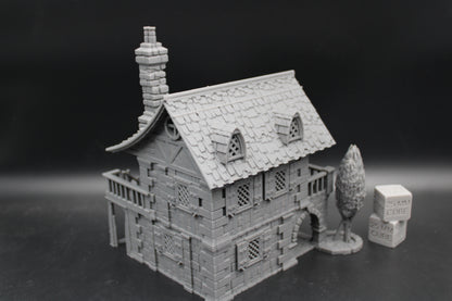 Tabletop Terrain Medieval Fantasy Berry Manor House Dnd RPG Wargame Skirmish 28mm