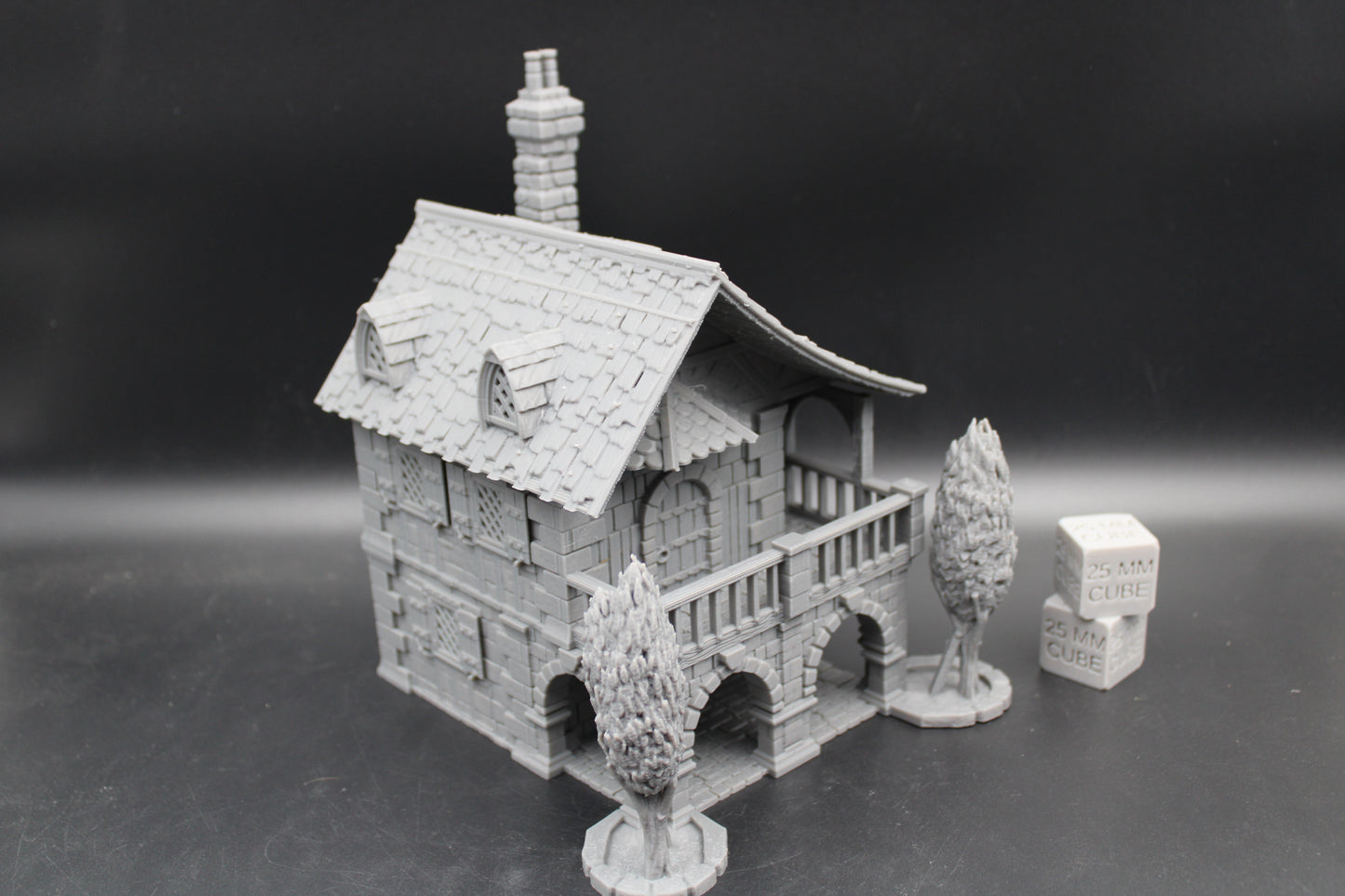 Tabletop Terrain Medieval Fantasy Berry Manor House Dnd RPG Wargame Skirmish 28mm