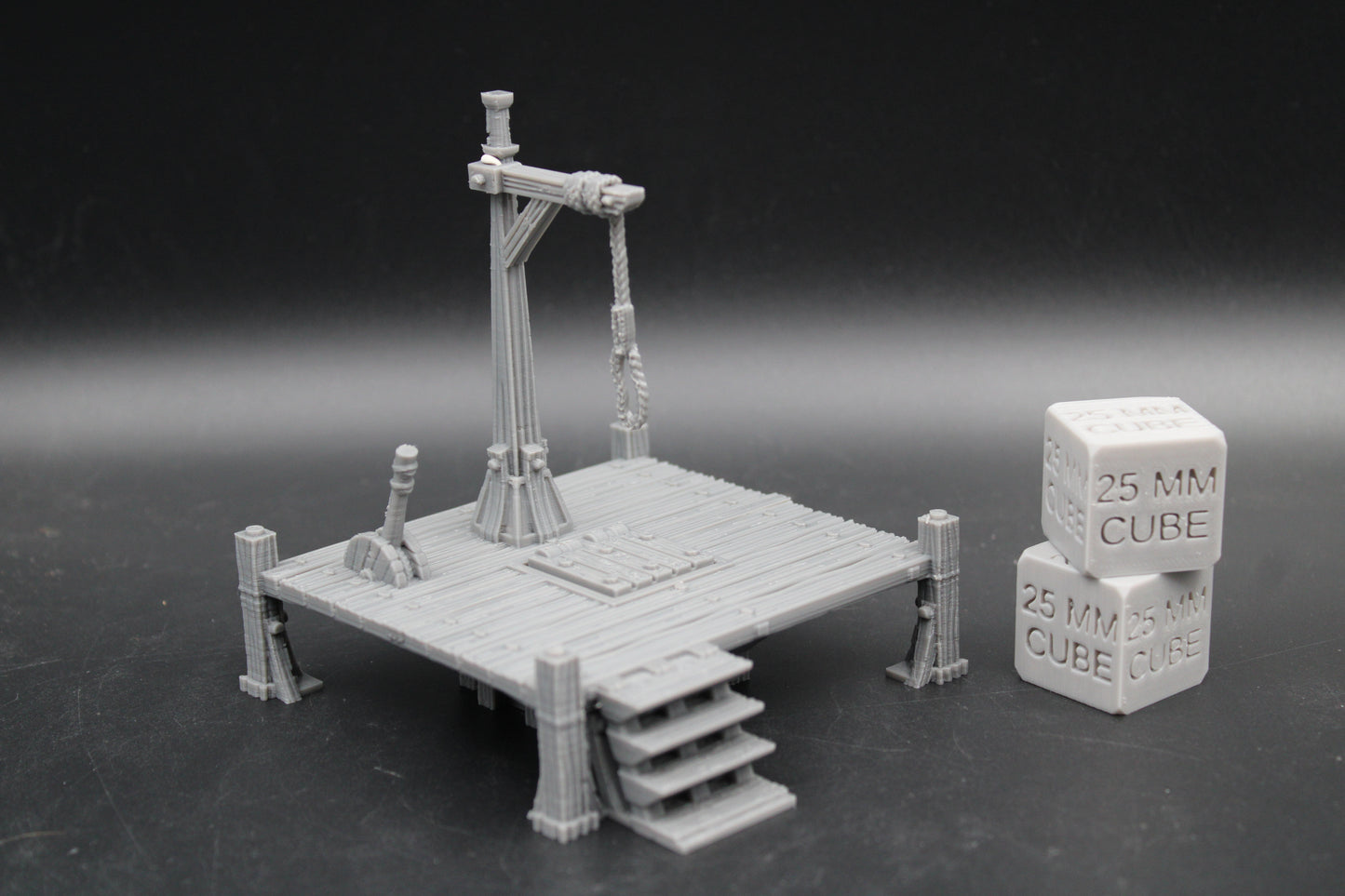 Tabletop Terrain Medieval Fantasy City Town Gallows Hangman Pole Dnd RPG Wargame Skirmish 28mm