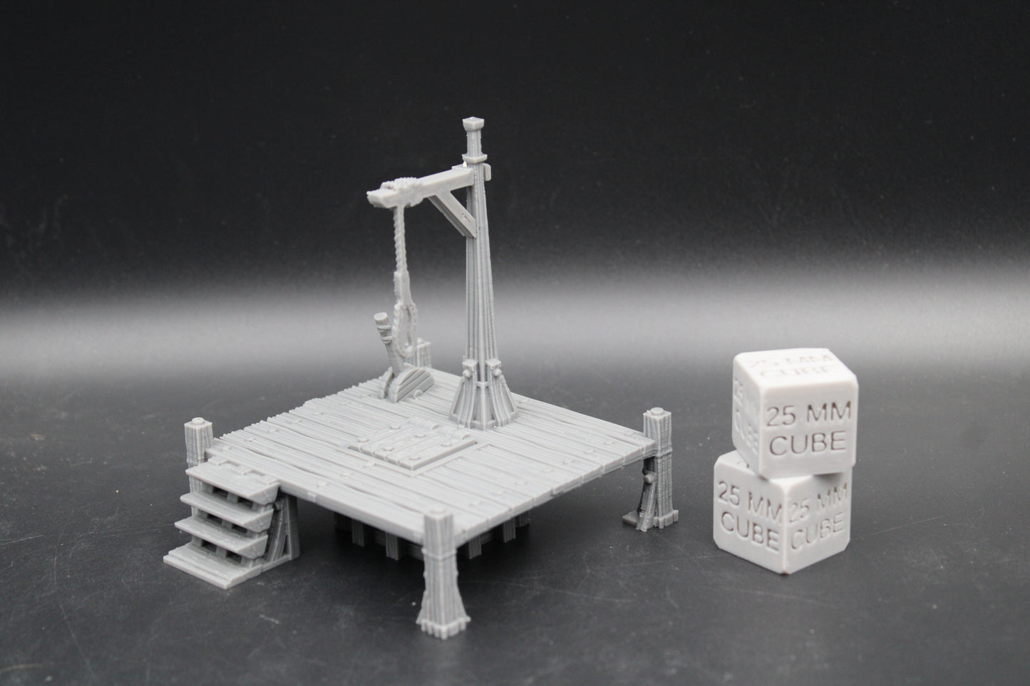 Tabletop Terrain Medieval Fantasy City Town Gallows Hangman Pole Dnd RPG Wargame Skirmish 28mm