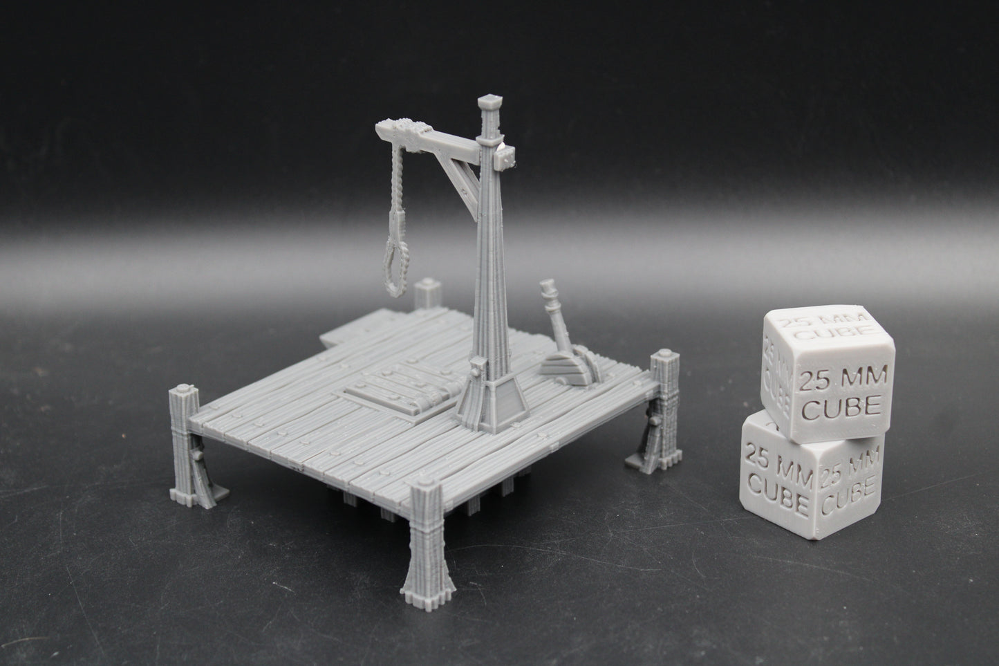 Tabletop Terrain Medieval Fantasy City Town Gallows Hangman Pole Dnd RPG Wargame Skirmish 28mm