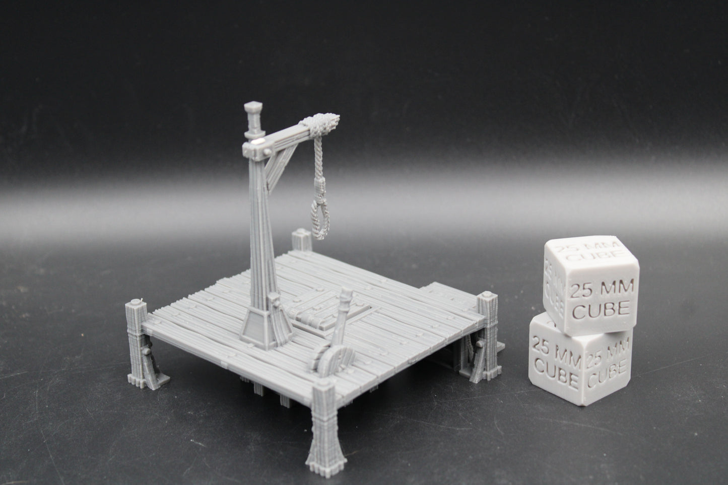 Tabletop Terrain Medieval Fantasy City Town Gallows Hangman Pole Dnd RPG Wargame Skirmish 28mm