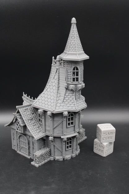 Tabletop Terrain Medieval Fantasy Magic Scroll Book Shop Dnd RPG Wargame Skirmish 28mm