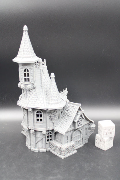 Tabletop Terrain Medieval Fantasy Magic Scroll Book Shop Dnd RPG Wargame Skirmish 28mm