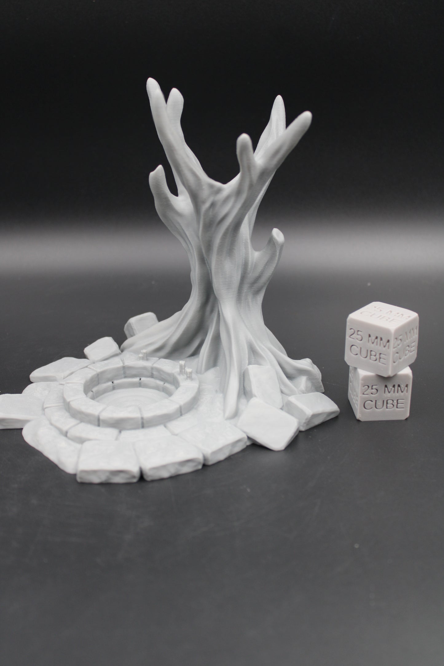 Tabletop Terrain Sacred Cursed Tree Gazing Scrying Pool Shrine Dnd Rpg Wargame Skirmish 28-32mm