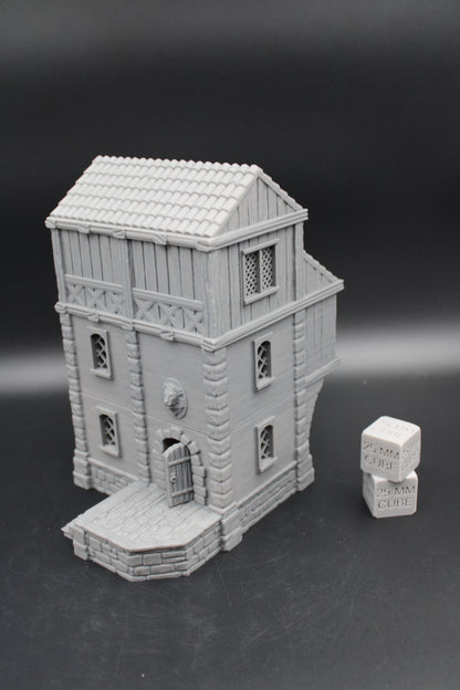 Tabletop Terrain Seaside Cantilever House Dnd Rpg Wargame Skirmish 28-32mm