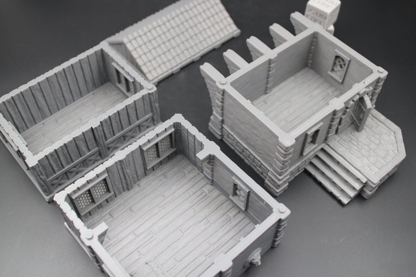 Tabletop Terrain Seaside Cantilever House Dnd Rpg Wargame Skirmish 28-32mm