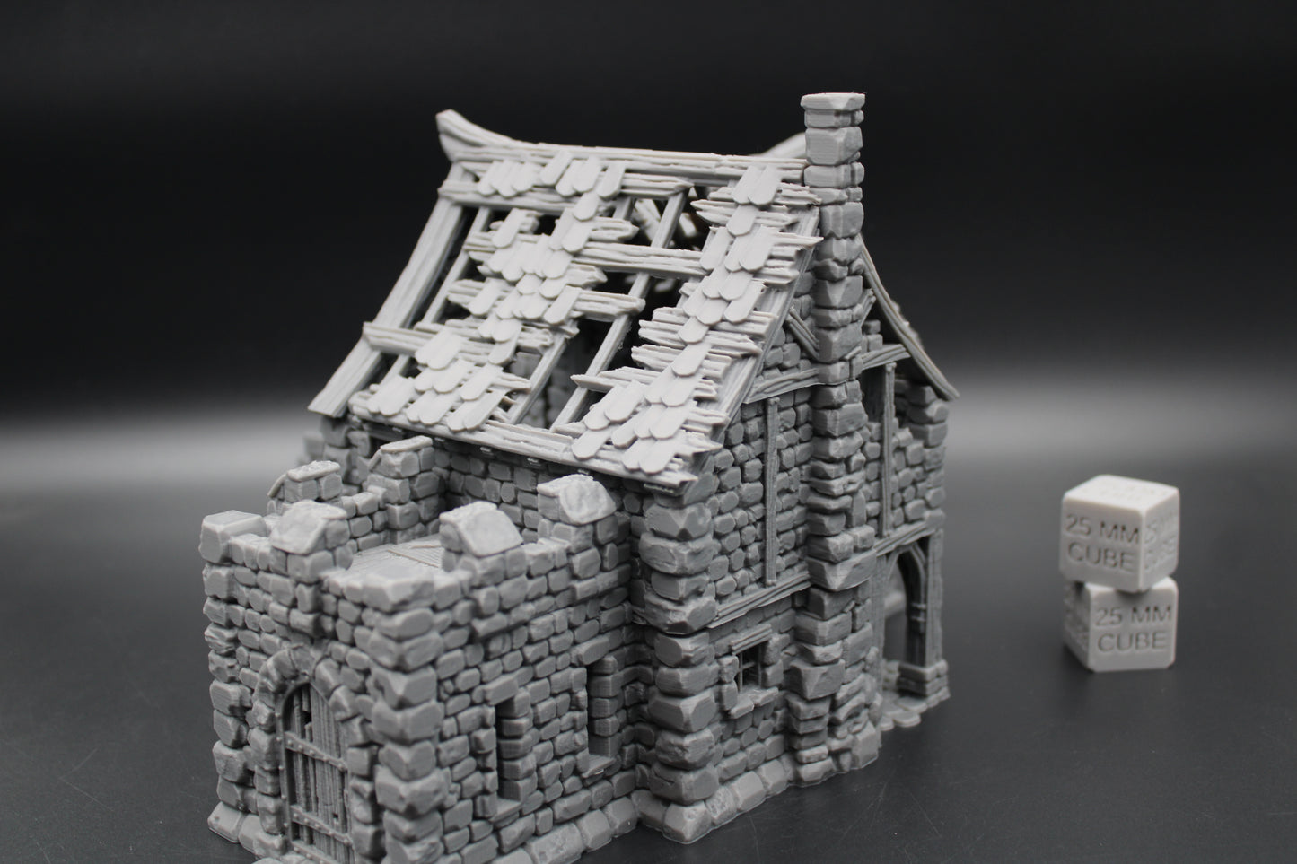 Tabletop Terrain Fantasy Barracks Guard House Ruin Dnd RPG Wargame Skirmish