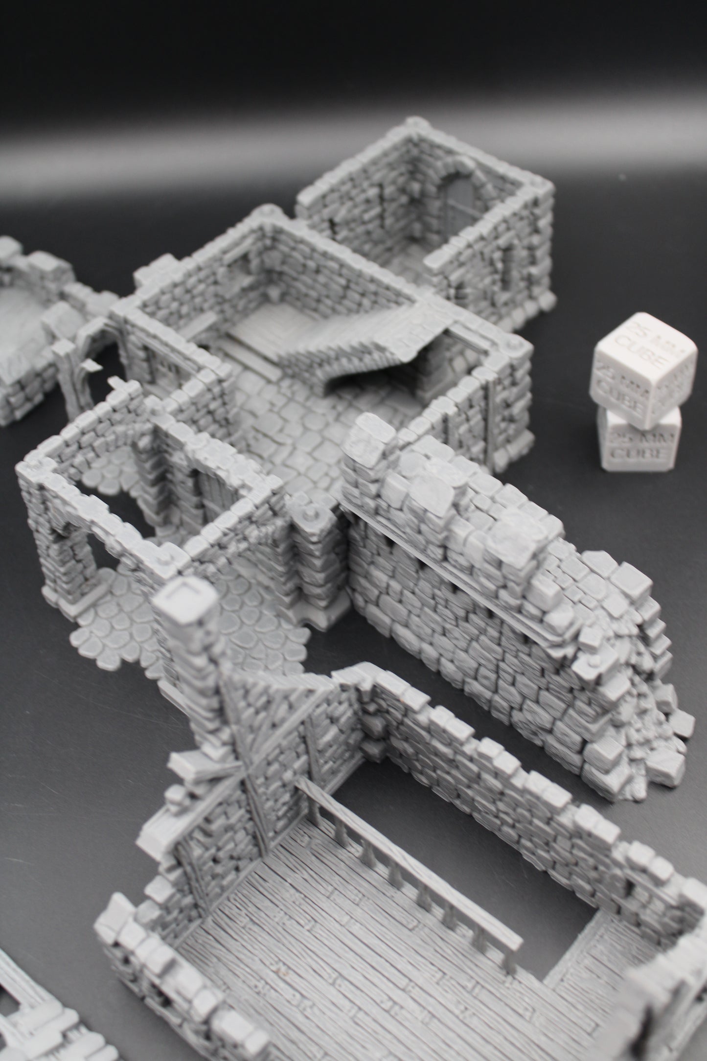 Tabletop Terrain Fantasy Barracks Guard House Ruin Dnd RPG Wargame Skirmish