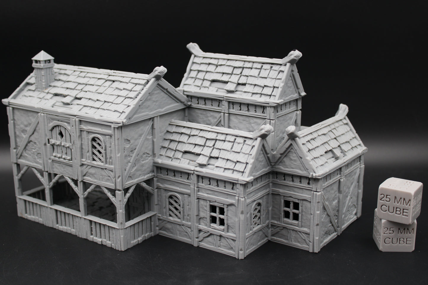 Tabletop Terrain Plaster Cob House 10of19 Town City Dnd RPG wargame skirmish 28-32mm