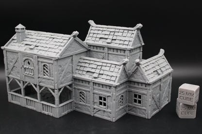 Tabletop Terrain Plaster Cob House 10of19 Town City Dnd RPG wargame skirmish 28-32mm