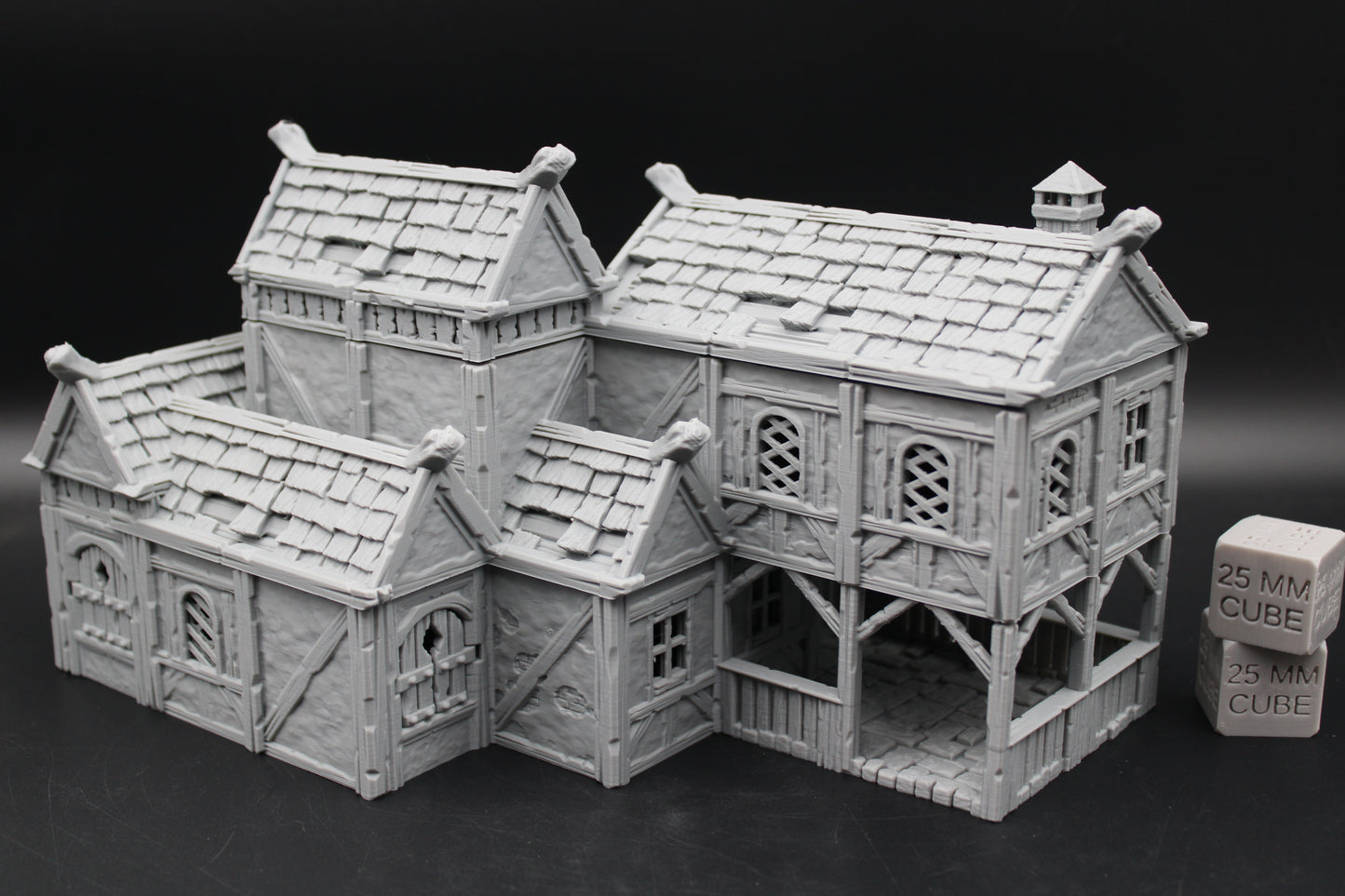 Tabletop Terrain Plaster Cob House 10of19 Town City Dnd RPG wargame skirmish 28-32mm