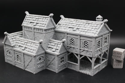 Tabletop Terrain Plaster Cob House 10of19 Town City Dnd RPG wargame skirmish 28-32mm