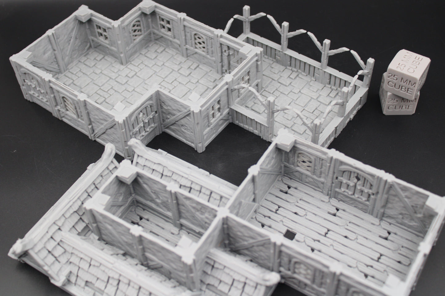 Tabletop Terrain Plaster Cob House 10of19 Town City Dnd RPG wargame skirmish 28-32mm