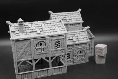 Tabletop Terrain Stone House 10of19 Town City Dnd RPG wargame skirmish 28-32mm