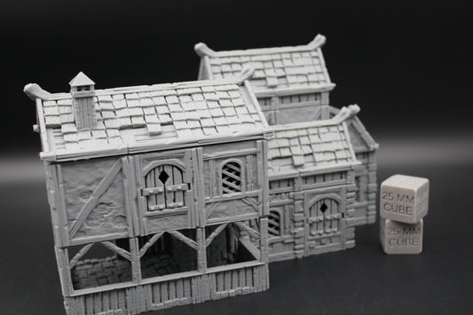 Tabletop Terrain Stone House 10of19 Town City Dnd RPG wargame skirmish 28-32mm