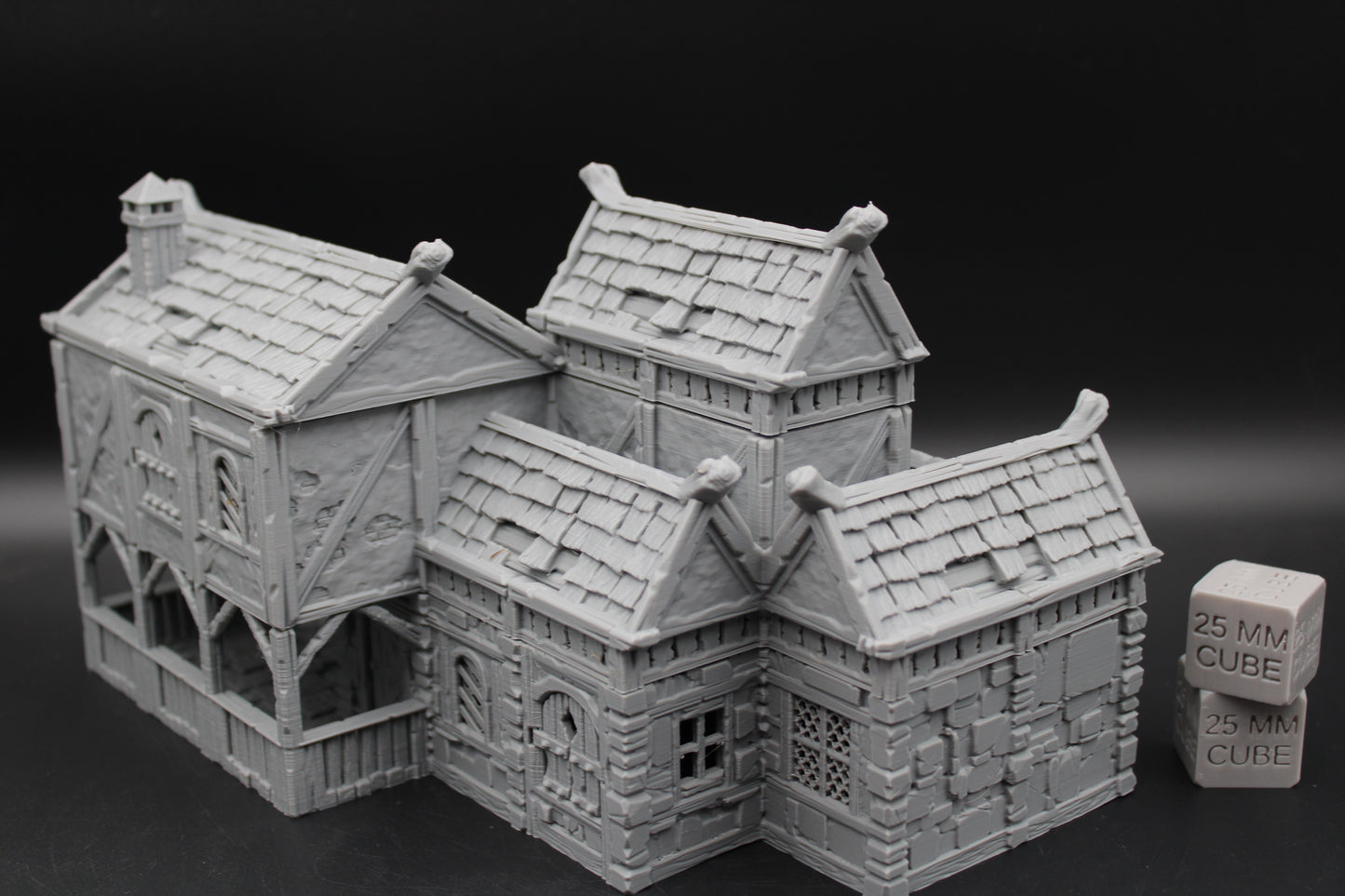 Tabletop Terrain Stone House 10of19 Town City Dnd RPG wargame skirmish 28-32mm