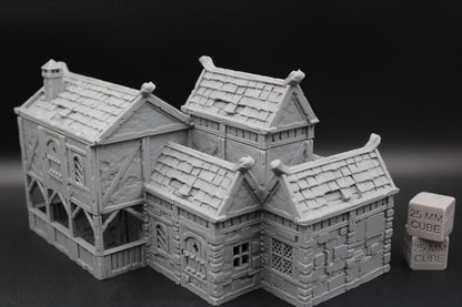 Tabletop Terrain Stone House 10of19 Town City Dnd RPG wargame skirmish 28-32mm