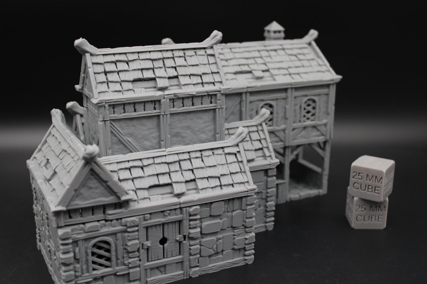 Tabletop Terrain Stone House 10of19 Town City Dnd RPG wargame skirmish 28-32mm