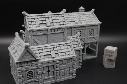 Tabletop Terrain Stone House 10of19 Town City Dnd RPG wargame skirmish 28-32mm