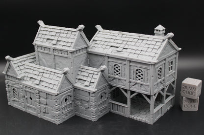Tabletop Terrain Stone House 10of19 Town City Dnd RPG wargame skirmish 28-32mm