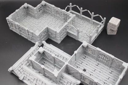 Tabletop Terrain Stone House 10of19 Town City Dnd RPG wargame skirmish 28-32mm