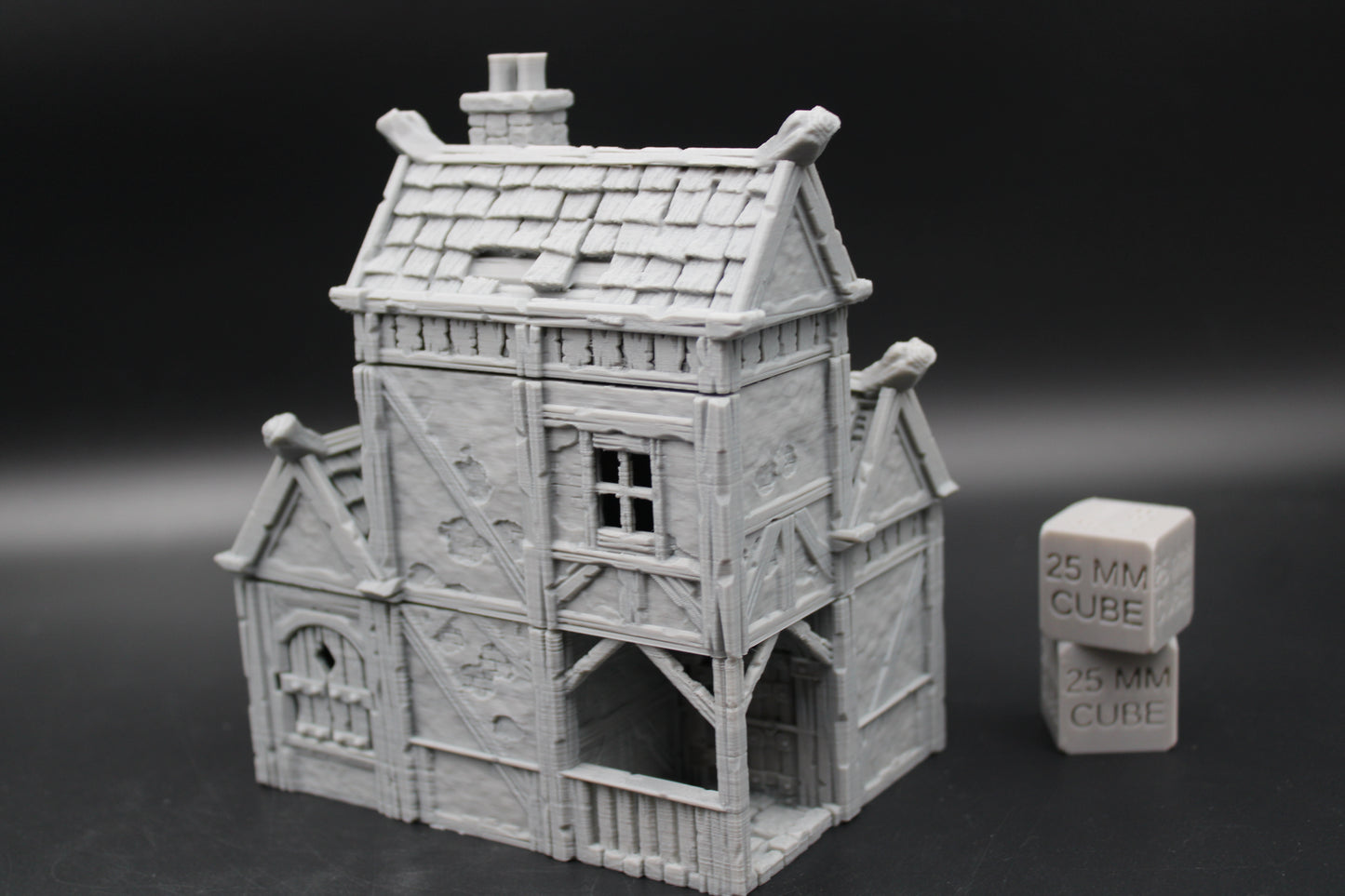 Tabletop Terrain Plaster Cob House 11of19 Town City Dnd RPG wargame skirmish 28-32mm