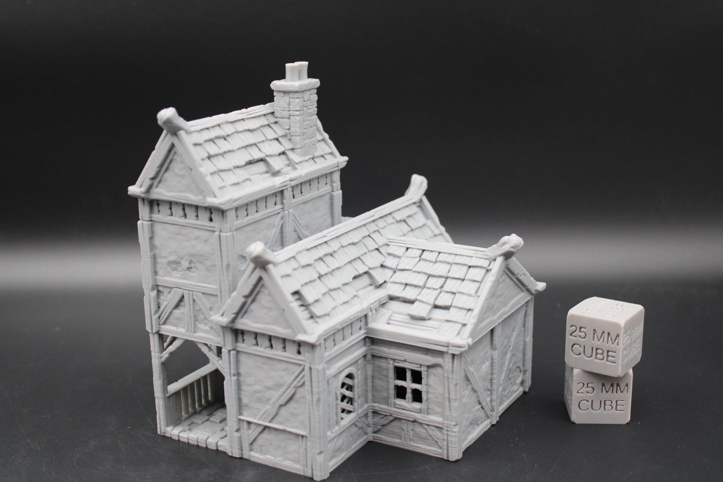 Tabletop Terrain Plaster Cob House 11of19 Town City Dnd RPG wargame skirmish 28-32mm