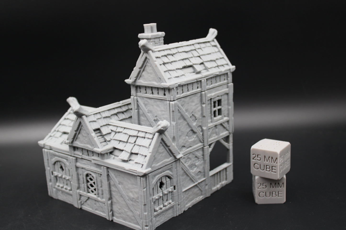 Tabletop Terrain Plaster Cob House 11of19 Town City Dnd RPG wargame skirmish 28-32mm