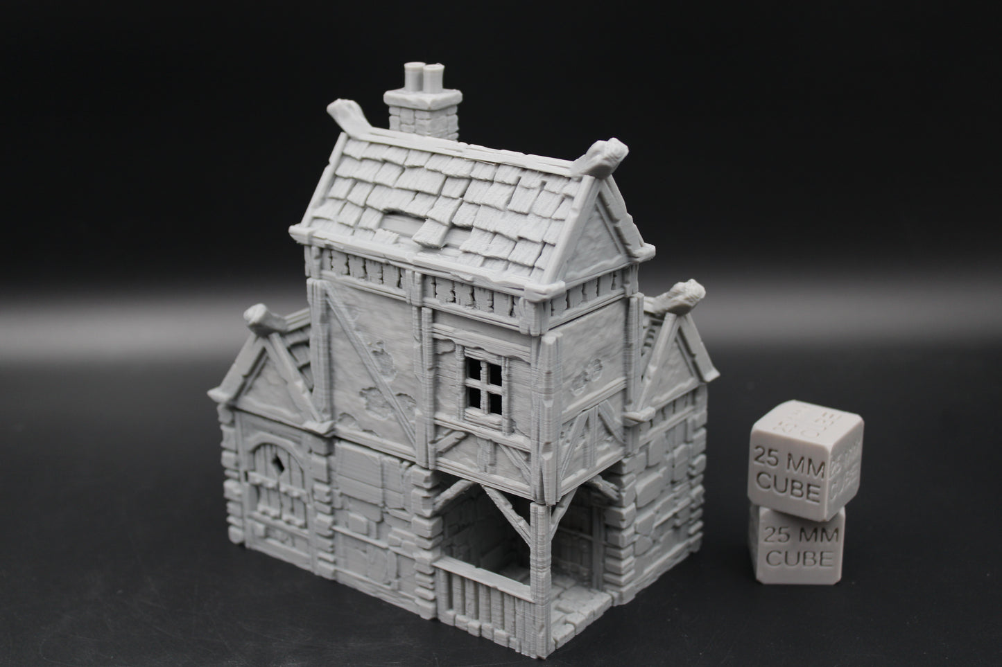 Tabletop Terrain Stone House 11of19 Town City Dnd RPG wargame skirmish 28-32mm