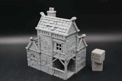 Tabletop Terrain Stone House 11of19 Town City Dnd RPG wargame skirmish 28-32mm