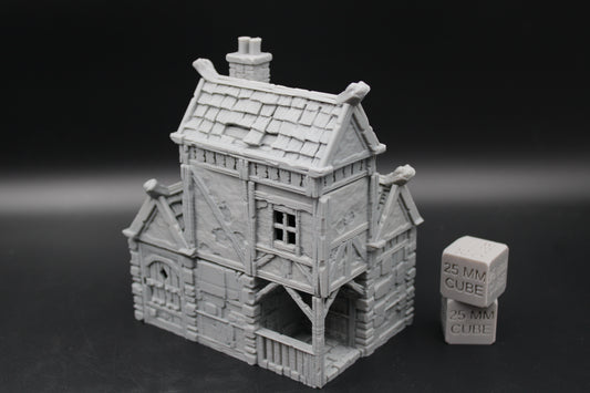 Tabletop Terrain Stone House 11of19 Town City Dnd RPG wargame skirmish 28-32mm