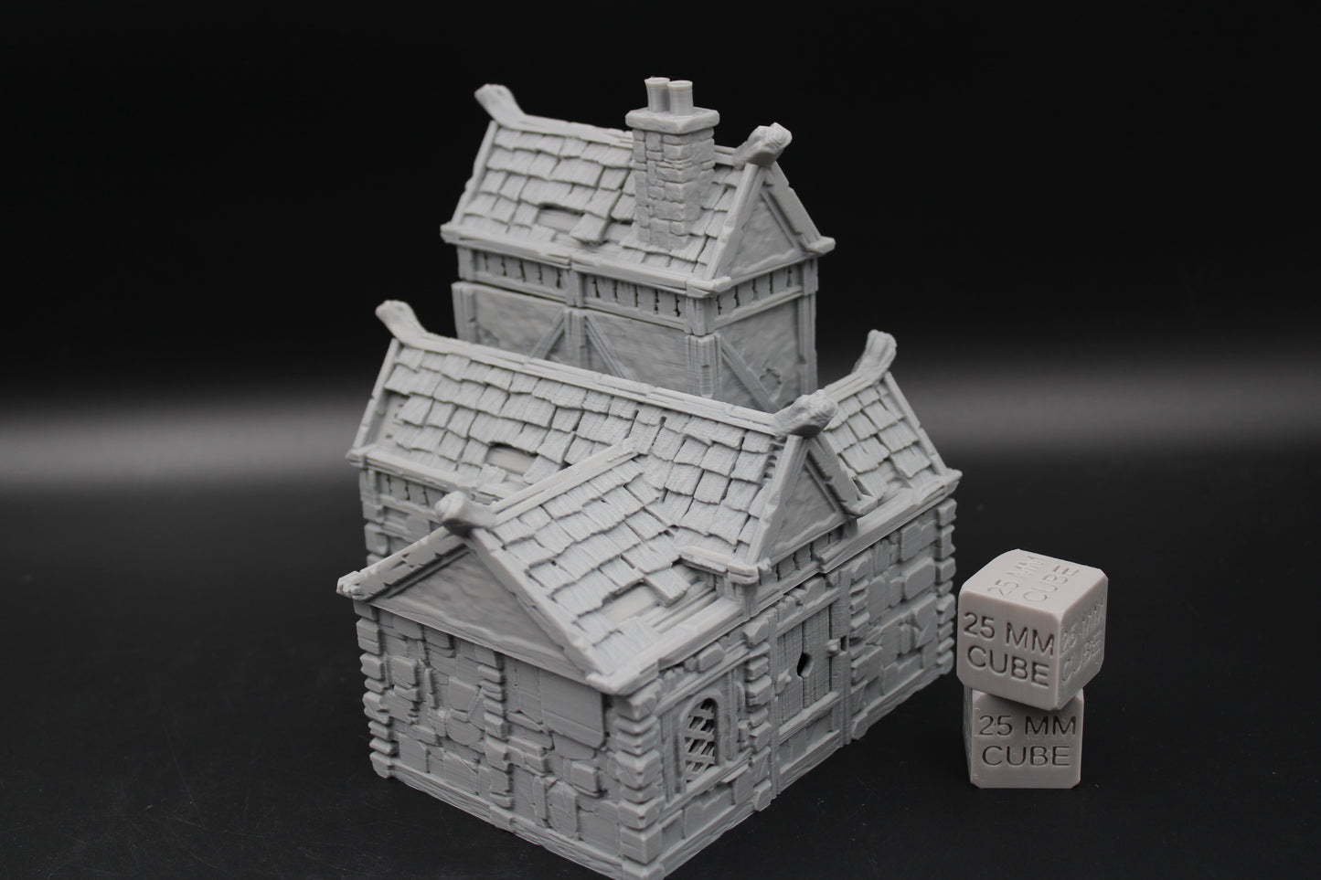 Tabletop Terrain Stone House 11of19 Town City Dnd RPG wargame skirmish 28-32mm