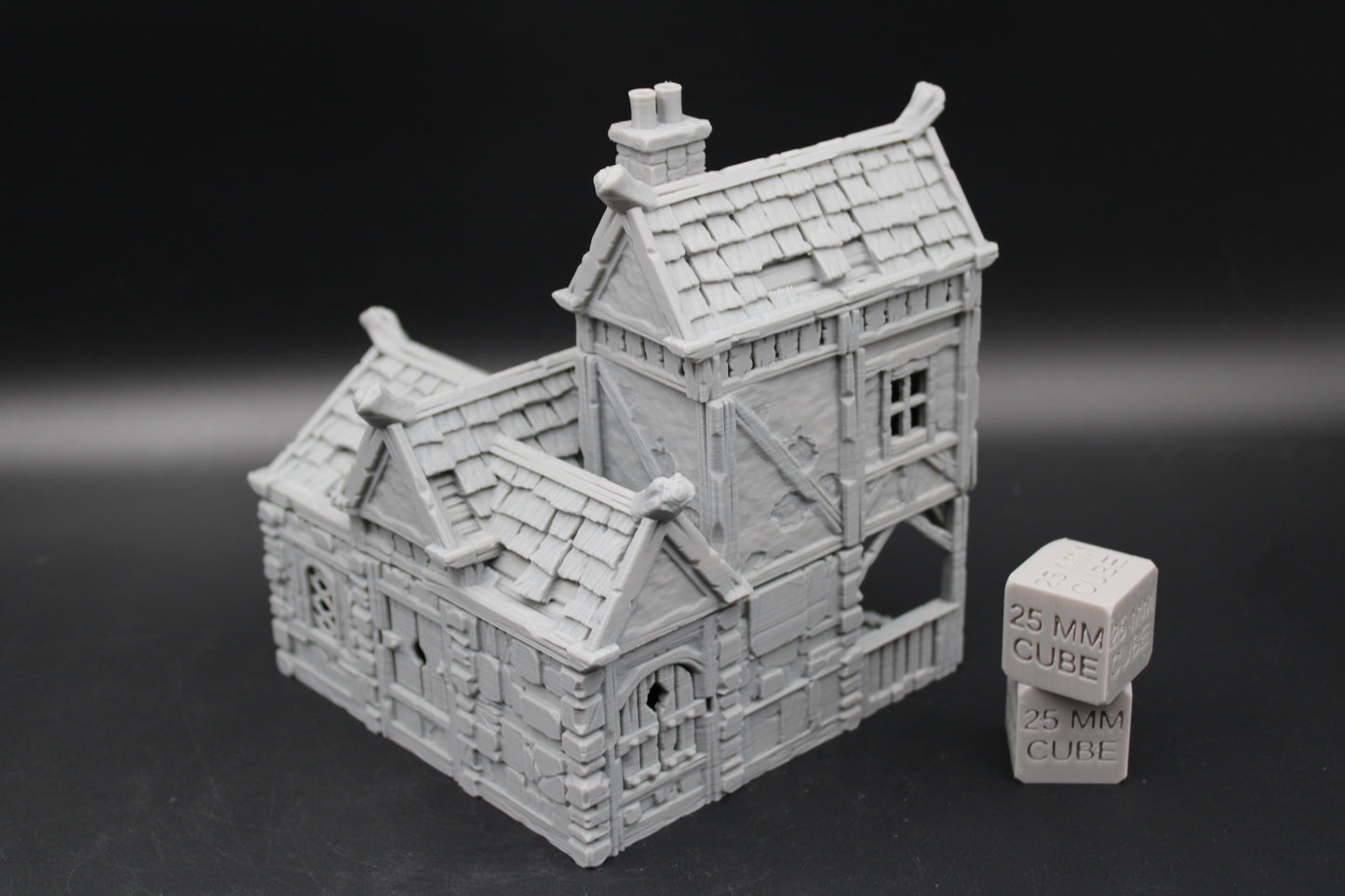 Tabletop Terrain Stone House 11of19 Town City Dnd RPG wargame skirmish 28-32mm