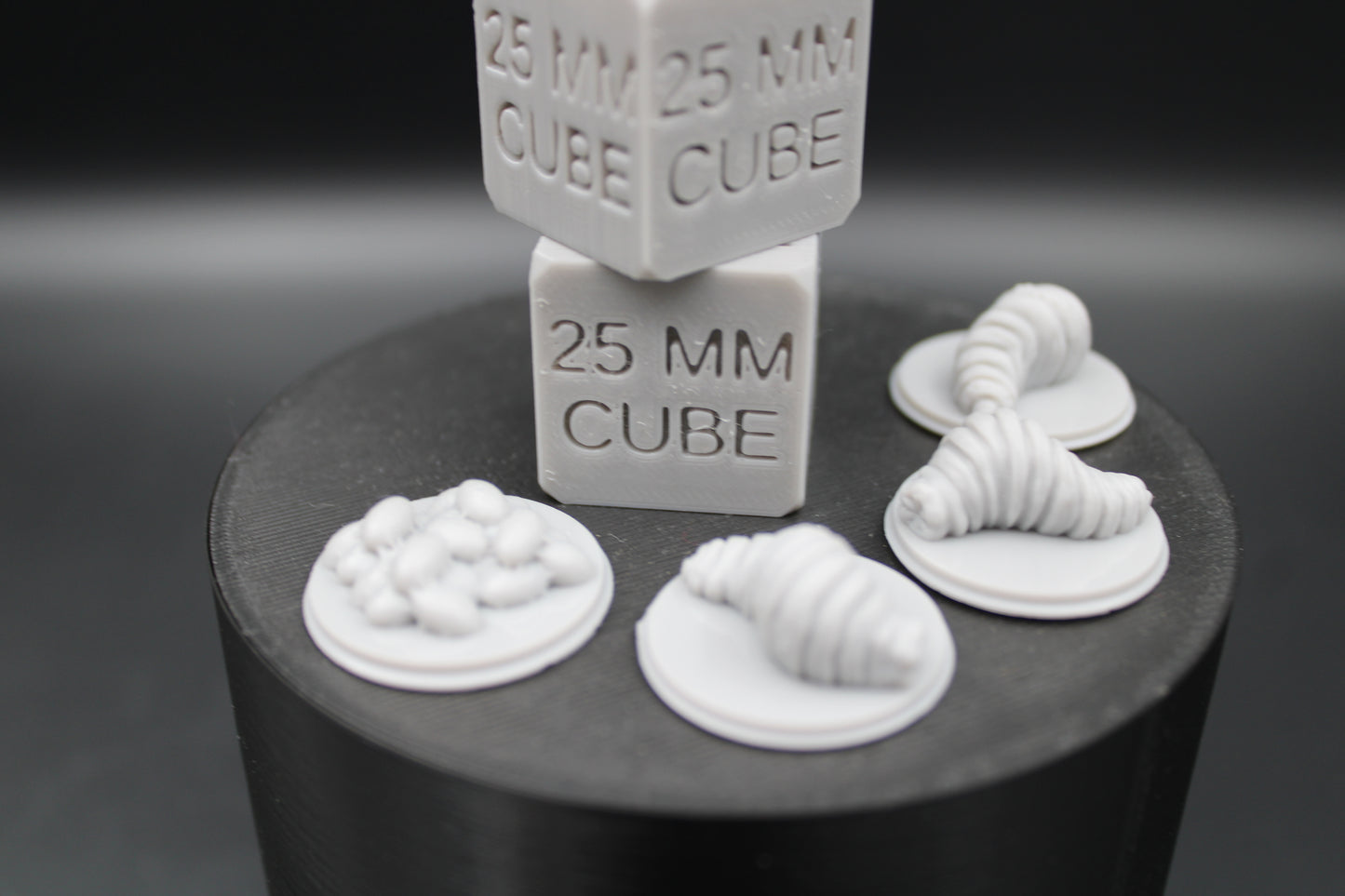 Maggot Grub Worm Carrion Flesh Larva Set of 4 With Eggs 28mm 32mm Miniature Dnd RPG Skirmish