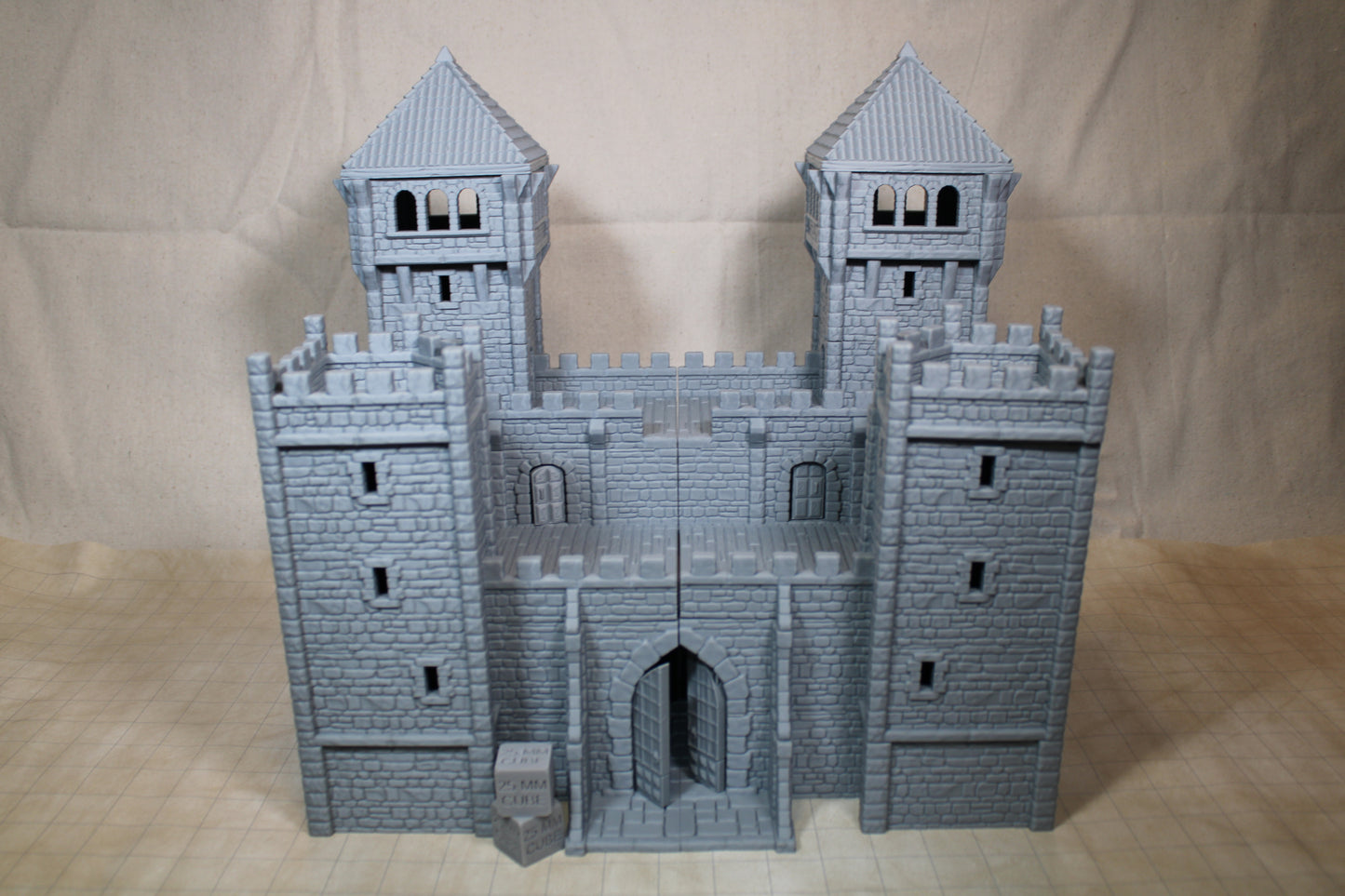 Tabletop Terrain Epic Seaside Castle Fortress Dnd Rpg Wargame Skirmish 28-32mm