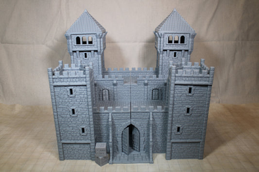 Tabletop Terrain Epic Seaside Castle Fortress Dnd Rpg Wargame Skirmish 28-32mm