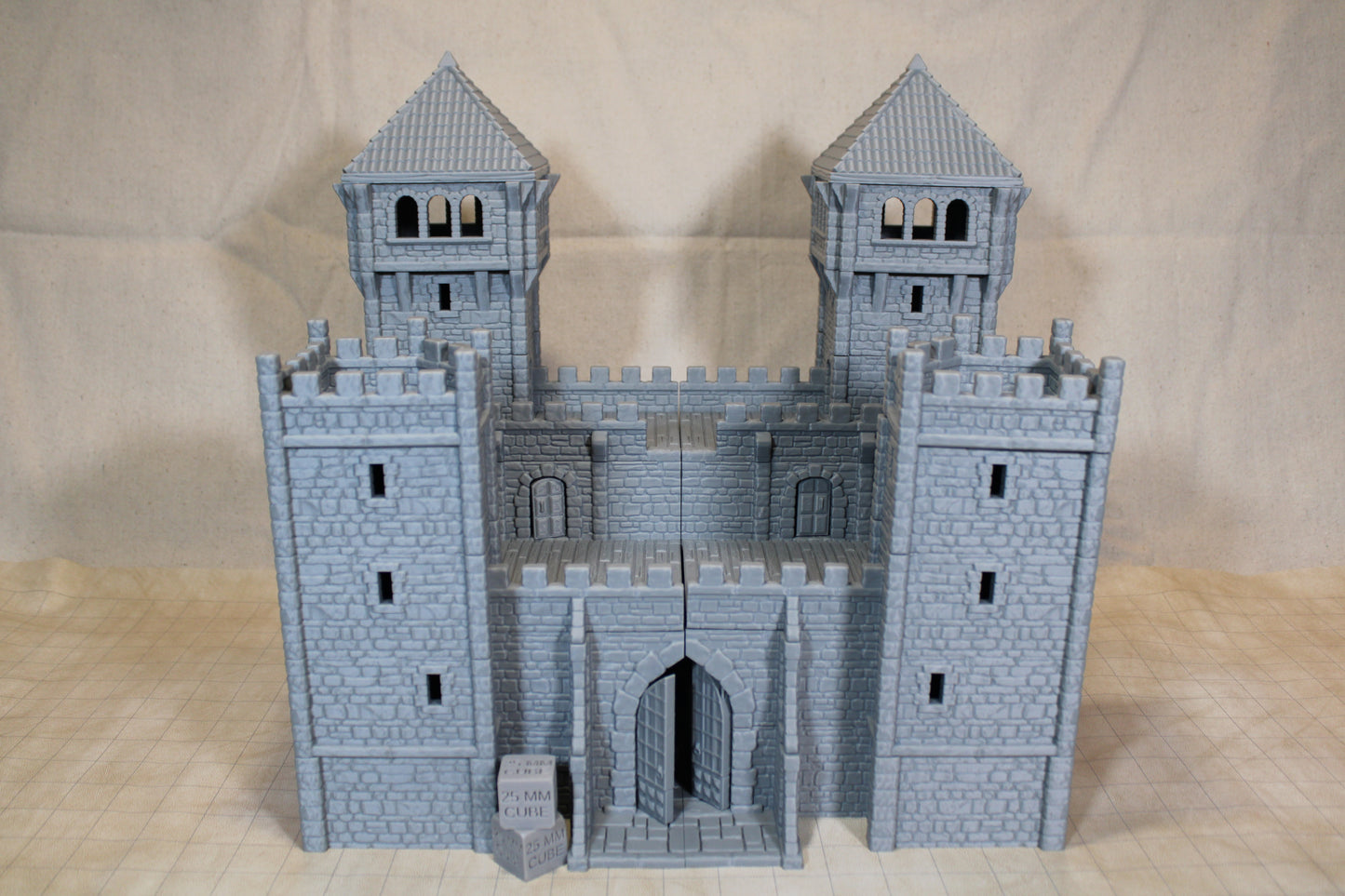 Tabletop Terrain Epic Seaside Castle Fortress Dnd Rpg Wargame Skirmish 28-32mm