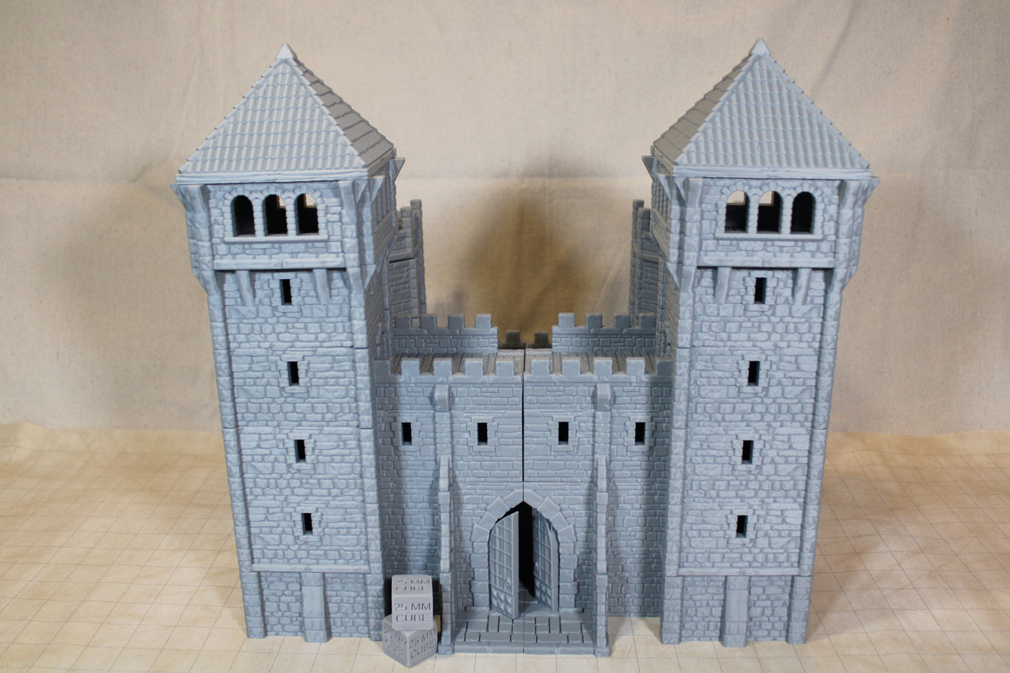 Tabletop Terrain Epic Seaside Castle Fortress Dnd Rpg Wargame Skirmish 28-32mm