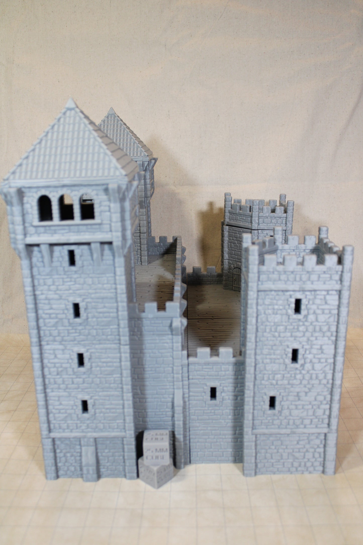 Tabletop Terrain Epic Seaside Castle Fortress Dnd Rpg Wargame Skirmish 28-32mm