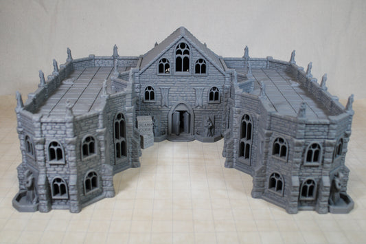 Tabletop Terrain Epic Seaside Arcane University Library Dnd Rpg Wargame Skirmish 28-32mm